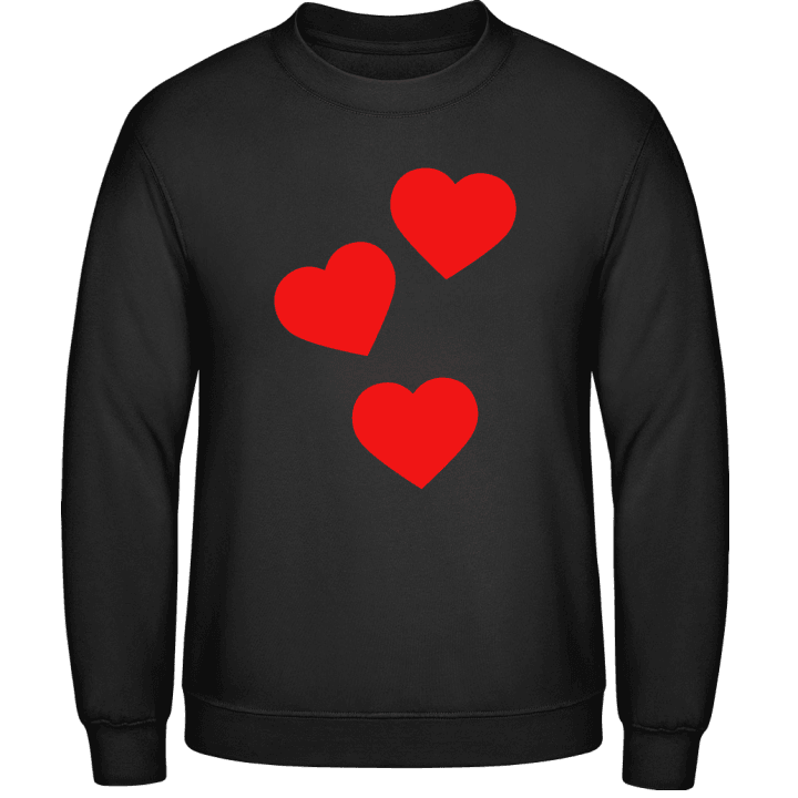 Hearts Composition Sweatshirt contain pic