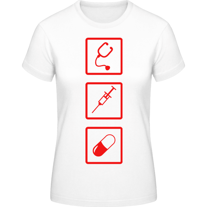 Check And Pill T-shirt pour femme contain pic