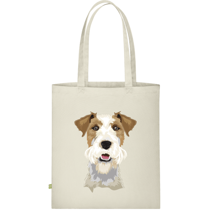 Fox Terrier Kopf Realistisch Stofftasche 0 image