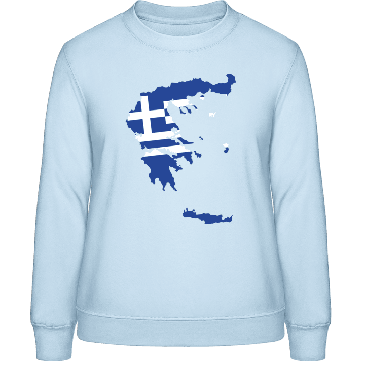 Greece Map Sweat-shirt pour femme contain pic