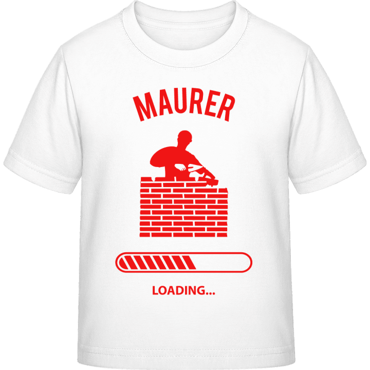 Maurer Loading Kinder T-Shirt contain pic