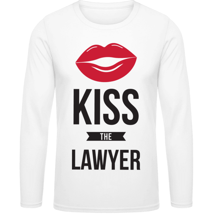 Kiss The Lawyer Langarmshirt contain pic
