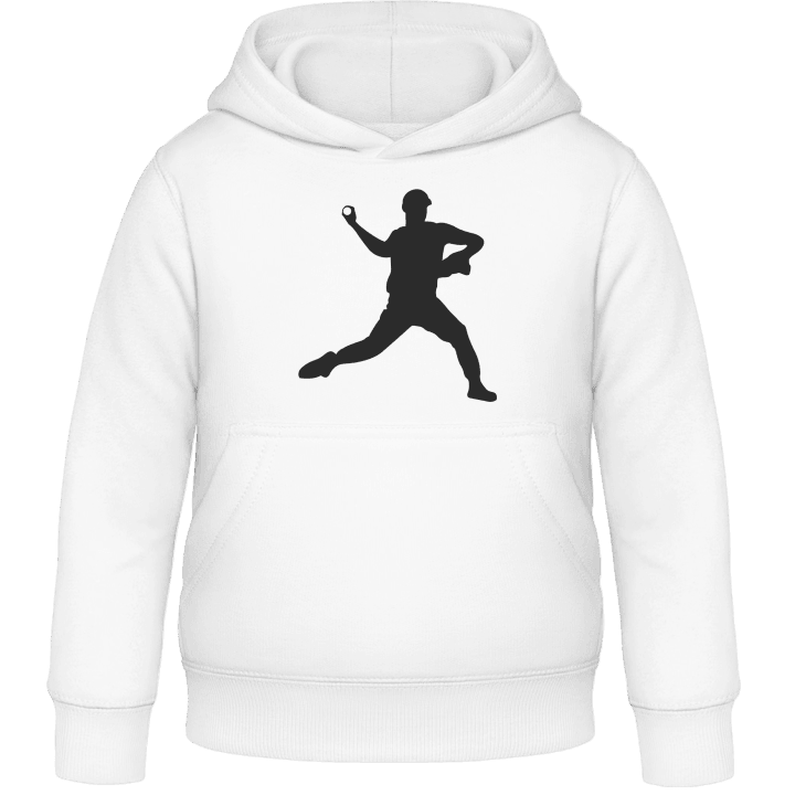 Baseball Player Silouette Kids Hoodie contain pic