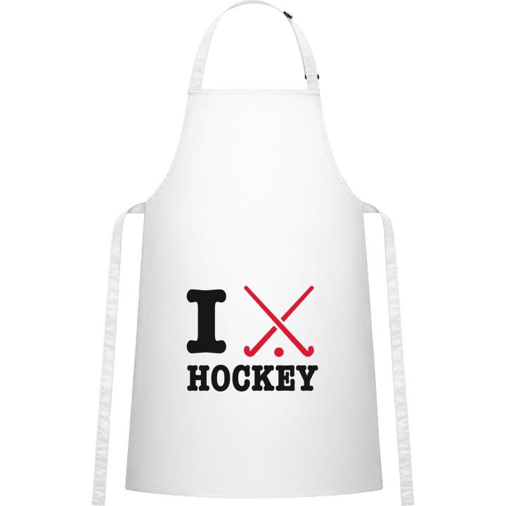 I Heart Field Hockey Delantal de cocina contain pic