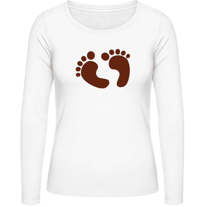 Baby Feet Langermet skjorte for kvinner 0 image
