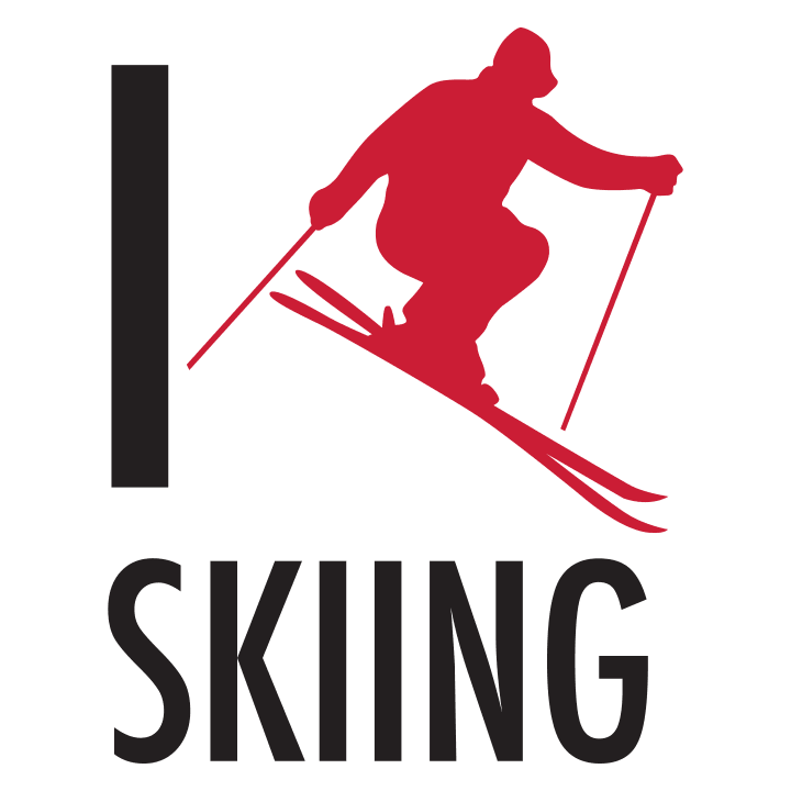 I Love Skiing Maglietta 0 image