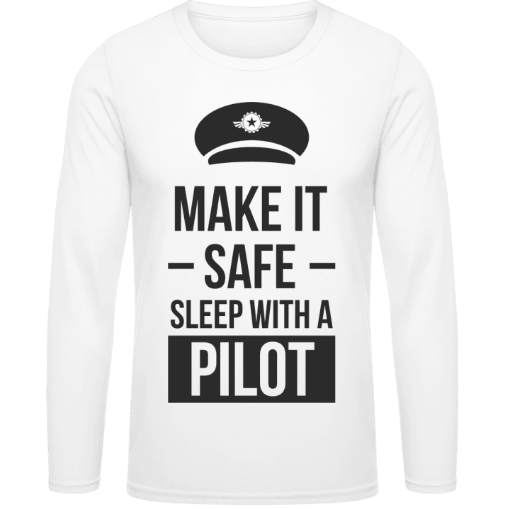 Make It Safe Sleep With A Pilot Shirt met lange mouwen contain pic