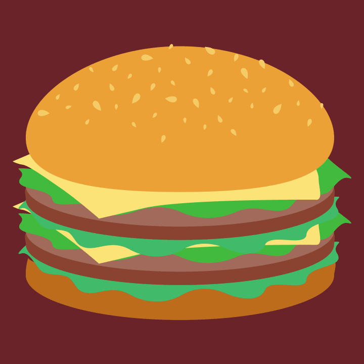 Hamburger Illustration Hoodie 0 image