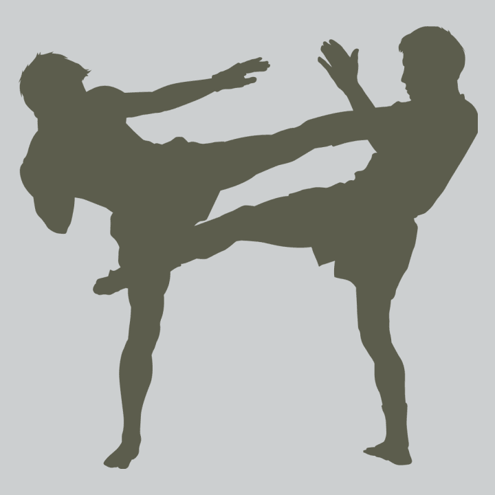 Kickboxing Sillouette Long Sleeve Shirt 0 image