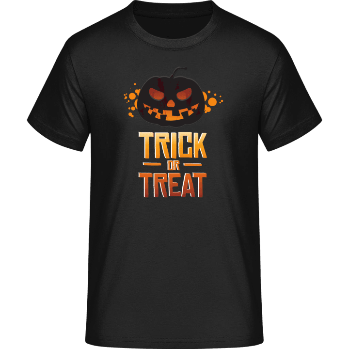 Black Pumpkin Trick Or Treat T-Shirt 0 image