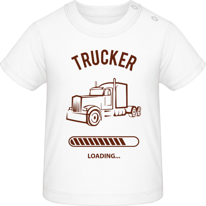 Trucker Loading Baby T-skjorte contain pic