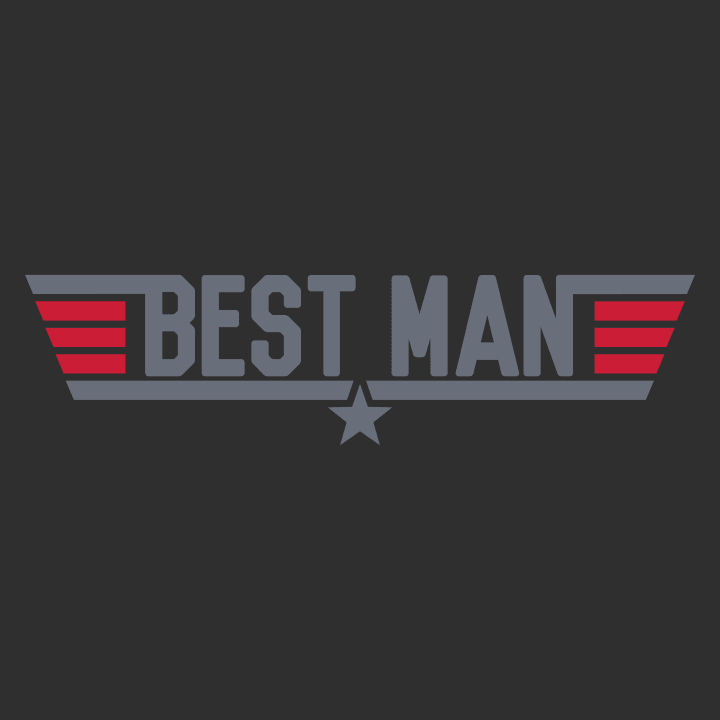 Best Man Logo Stoffen tas 0 image