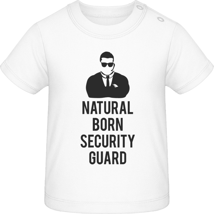 Natural Born Security Guard T-shirt för bebisar 0 image