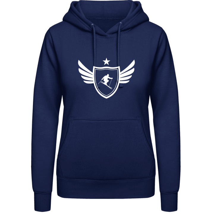 Ski Winged Vrouwen Hoodie contain pic