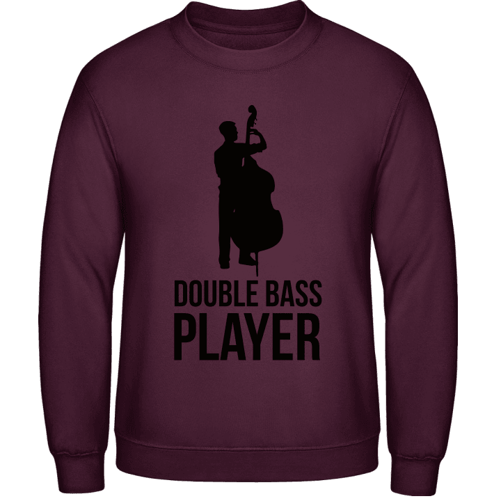 Double Bass Player Sudadera contain pic