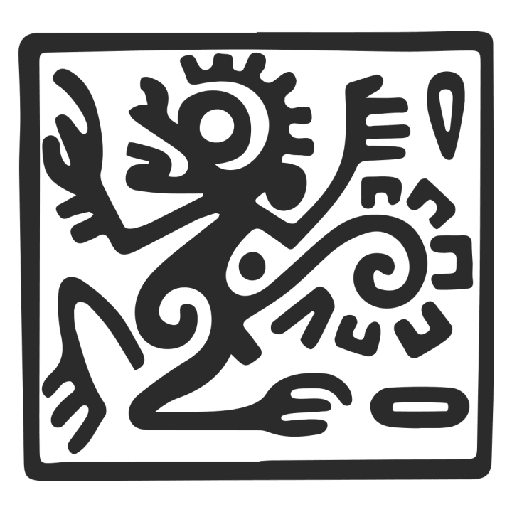Maya hiéroglyphique singe T-shirt à manches longues 0 image