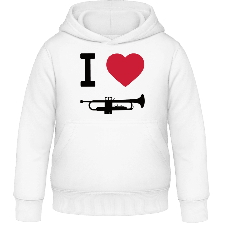 I Love Trumpets Kids Hoodie contain pic