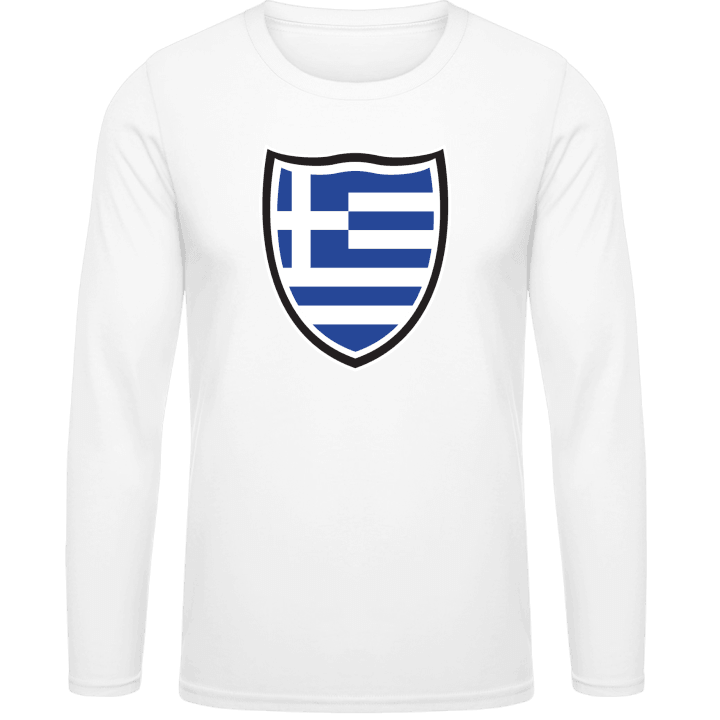 Greece Shield Flag Camicia a maniche lunghe contain pic