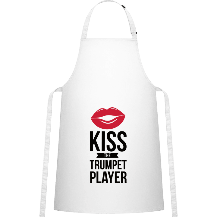 Kiss The Trumpet Player Kitchen Apron contain pic