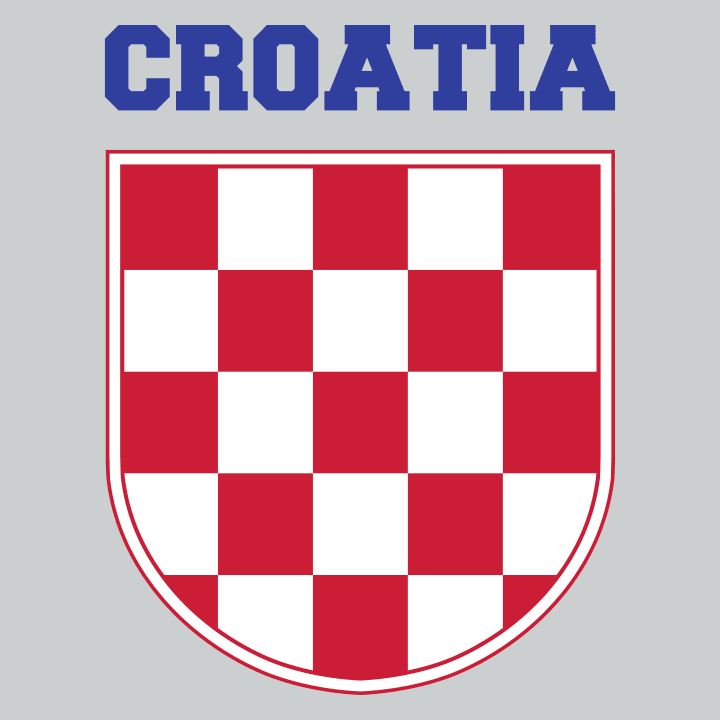 Croatia Flag Shield Langermet skjorte 0 image