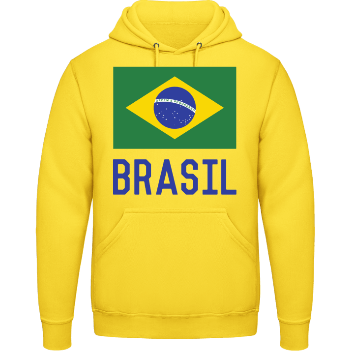 Brasilian Flag Sweat à capuche contain pic