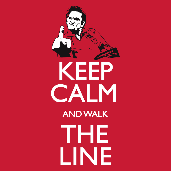 Keep Calm And Walk The Line Huvtröja 0 image