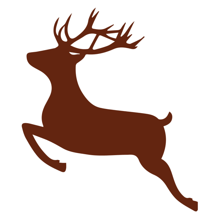 Jumping Deer Silhouette Hettegenser for barn 0 image