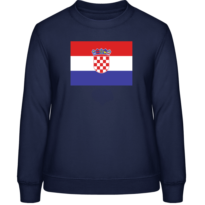 Croatia Flag Frauen Sweatshirt 0 image