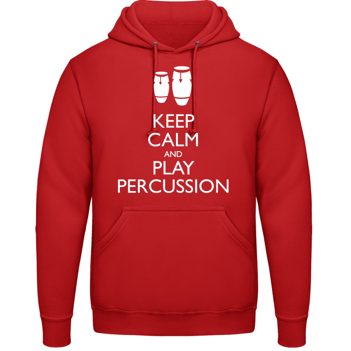 Keep Calm And Play Percussion Huvtröja contain pic
