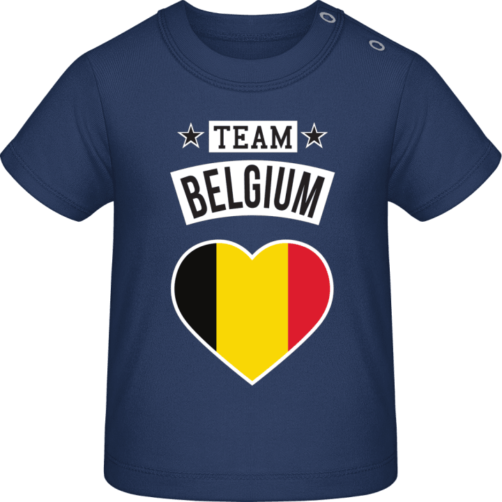 Team Belgium Heart T-shirt bébé contain pic
