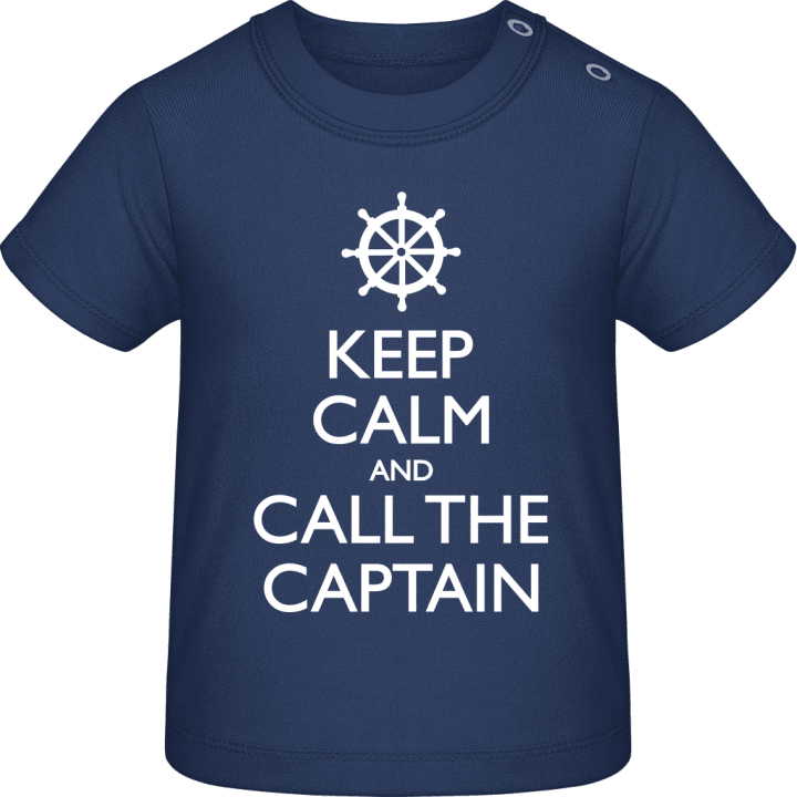 Keep Calm And Call The Captain T-shirt bébé contain pic