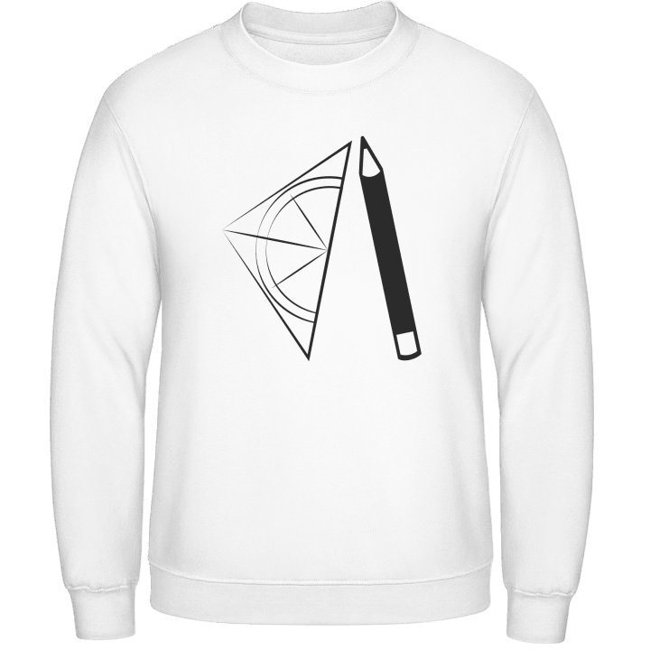 géométrie crayon triangle Sweatshirt contain pic