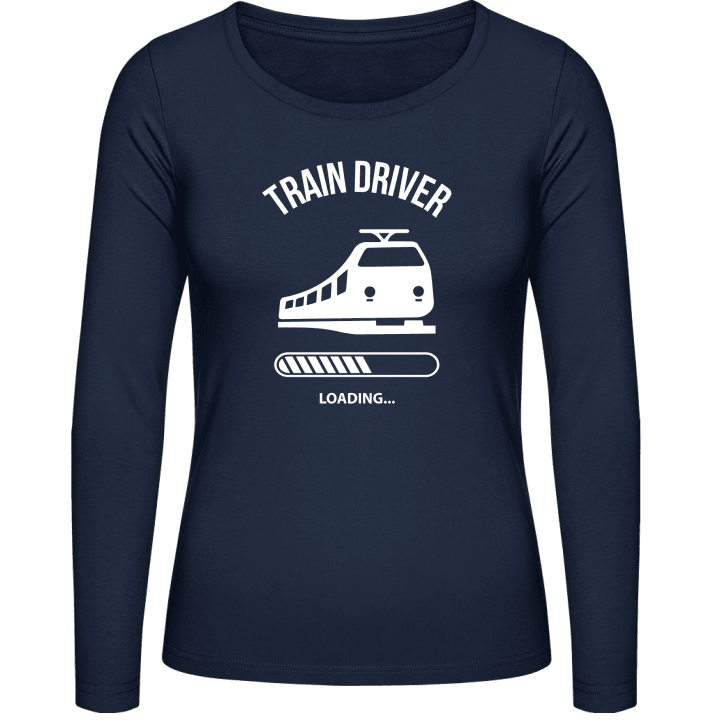 Train Driver Loading Vrouwen Lange Mouw Shirt contain pic