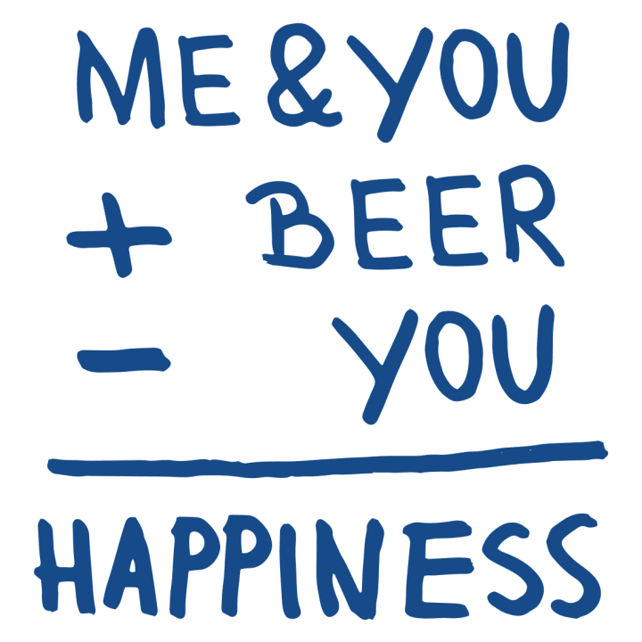 Me You Beer Happiness Bolsa de tela 0 image