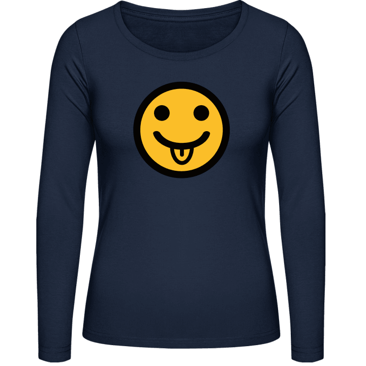 Sassy Smiley Camisa de manga larga para mujer contain pic