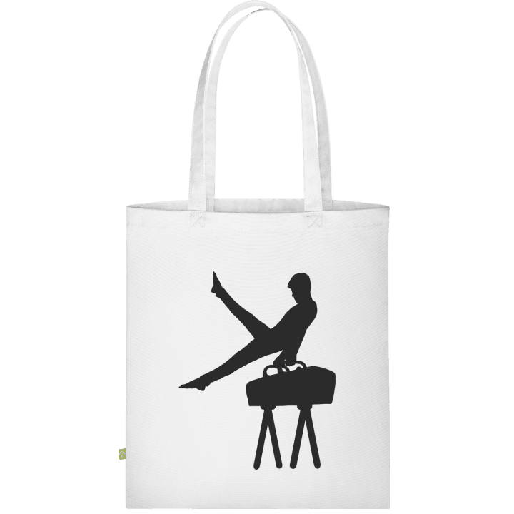 Gym Pommel Horse Silhouette Stofftasche contain pic