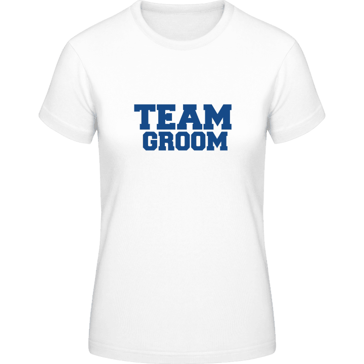 The Team Groom T-skjorte for kvinner contain pic