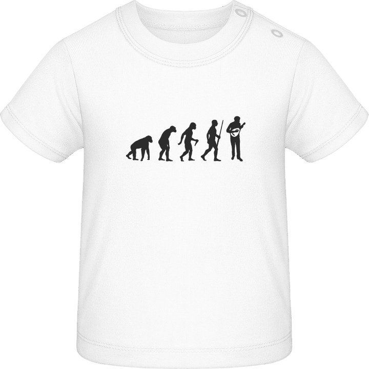 Mandolinist Evolution T-shirt för bebisar contain pic