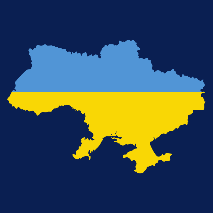 Ukraine Map Langermet skjorte for kvinner 0 image