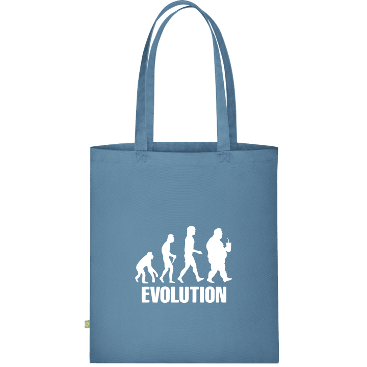 Man Evolution Stofftasche contain pic
