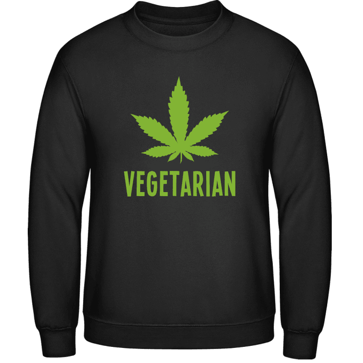 Vegetarian Marijuana Sweatshirt contain pic