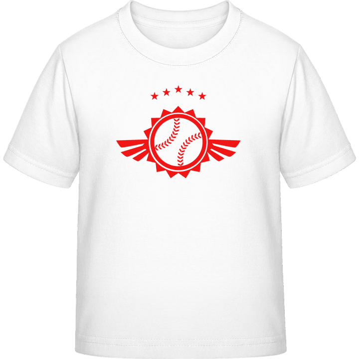 Baseball Symbol Winged T-skjorte for barn contain pic