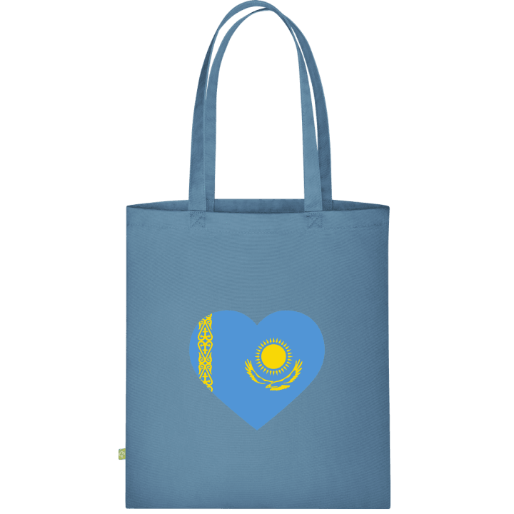 Kazakhstan Heart Flag Väska av tyg contain pic