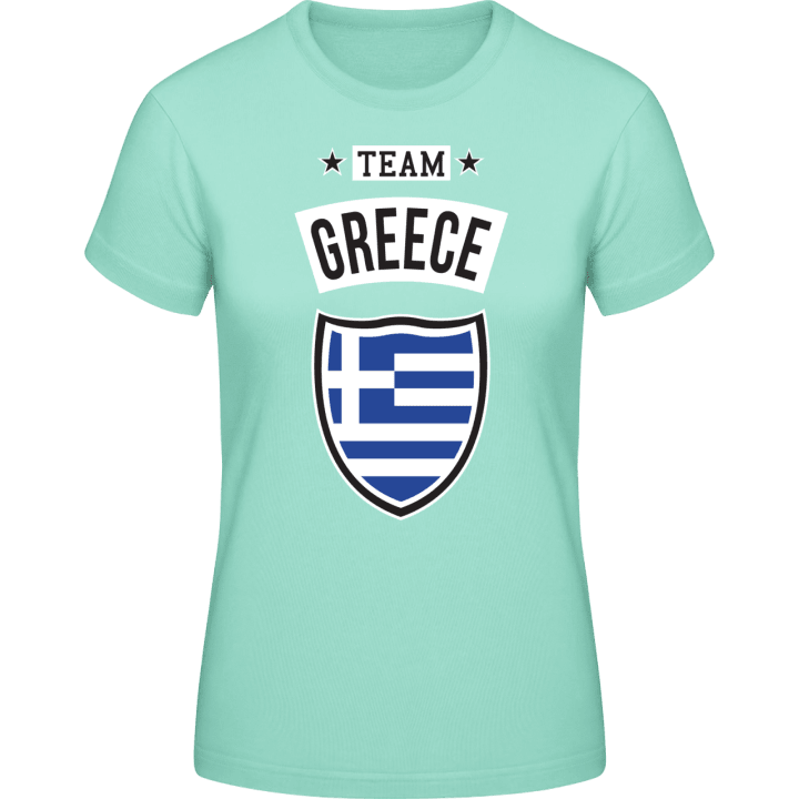 Team Greece T-skjorte for kvinner contain pic