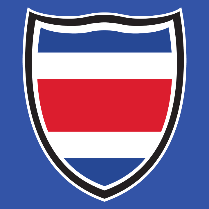 Costa Rica Flag Shield Camicia a maniche lunghe 0 image