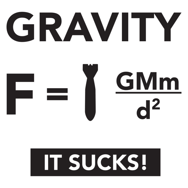 Gravity It Sucks Stoffen tas 0 image