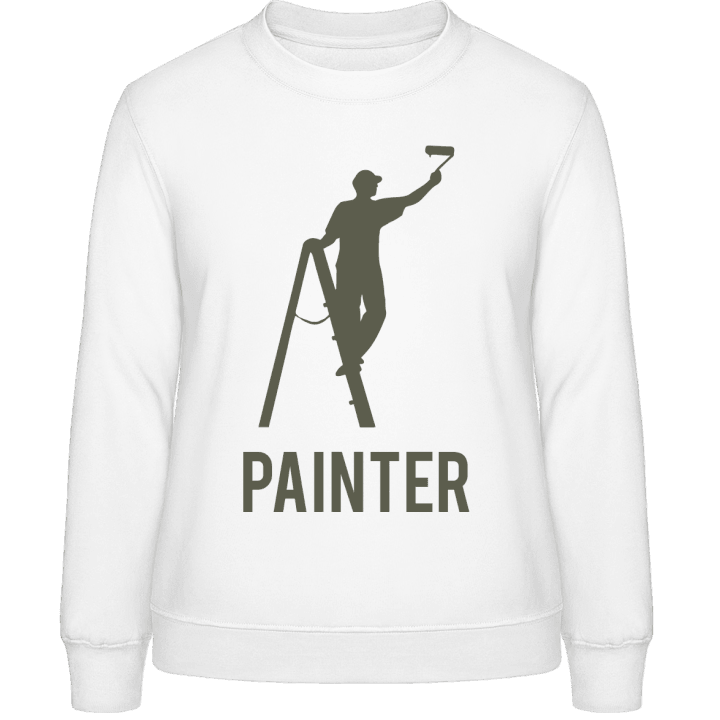 Painter At Work Vrouwen Sweatshirt contain pic