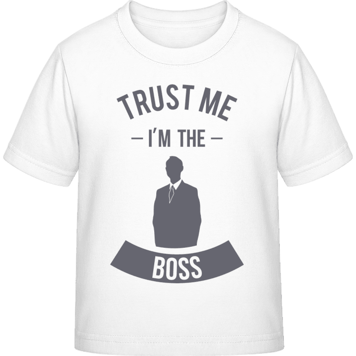 Trust Me I'm The Boss Camiseta infantil contain pic