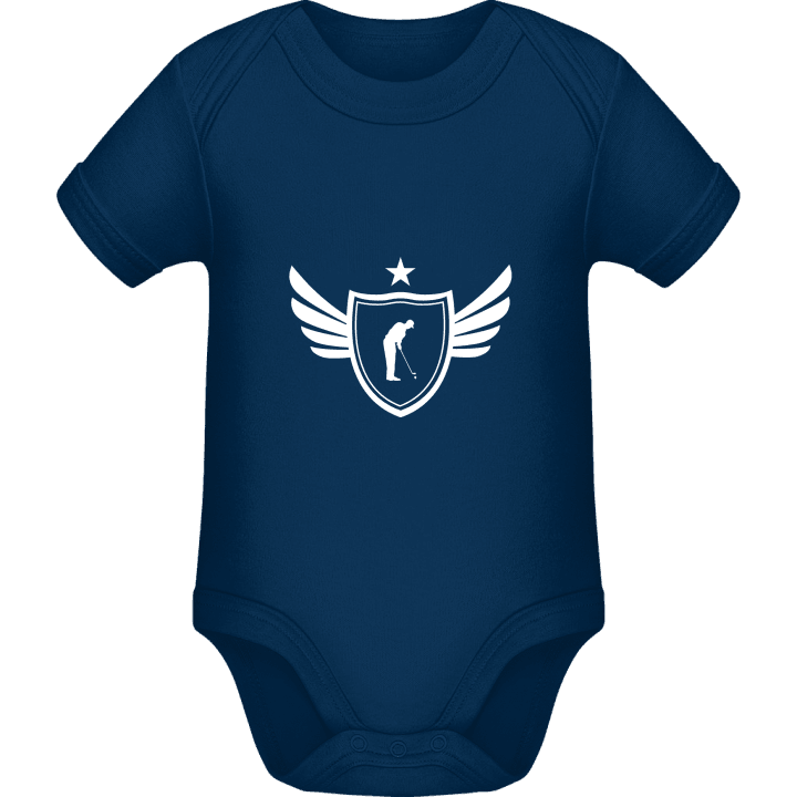Golfing Winged Baby Strampler contain pic