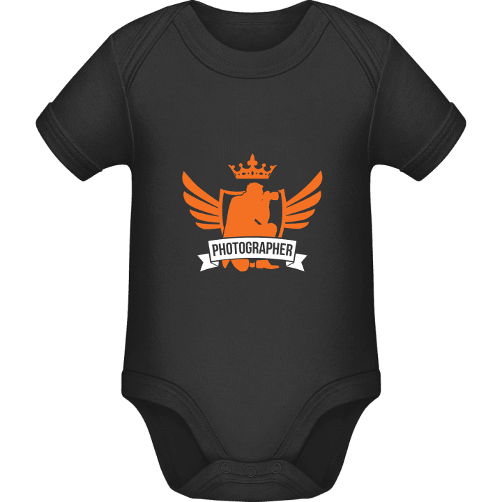Photographer Crown Baby romper kostym contain pic